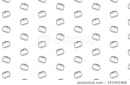Simple shumai pattern background material Simple shumai pattern background material 141405966
