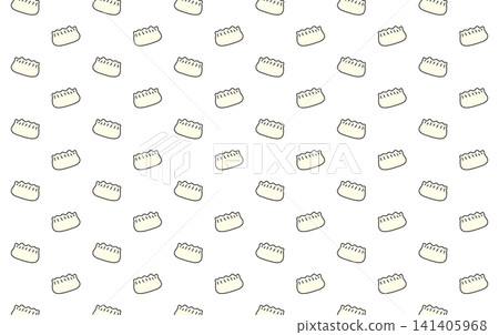 Simple gyoza pattern background material Simple gyoza pattern background material 141405968
