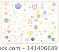 流行裝飾套裝 | 彩色裝飾材料 141406689