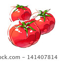 西紅柿 / 多種 / 夏季蔬菜 / 夏季 / 插圖素材 / PNG 素材 141407814