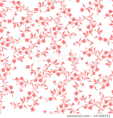 Soft Pastel Watercolor Ditsy Floral and Textured Seamless Pattern Collection 141408151