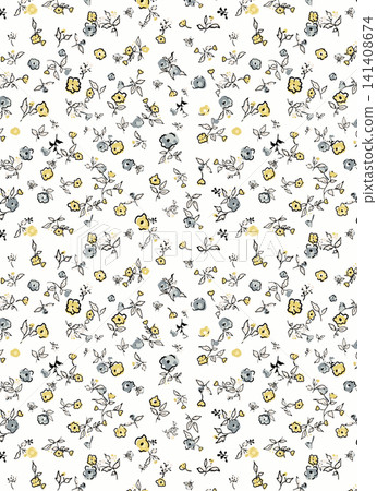 Soft Pastel Watercolor Floral Lace Border and Ornate Square Print Pattern Collection Soft Pastel Watercolor Floral Lace Border and Ornate Square Print Pattern Collection 141408674