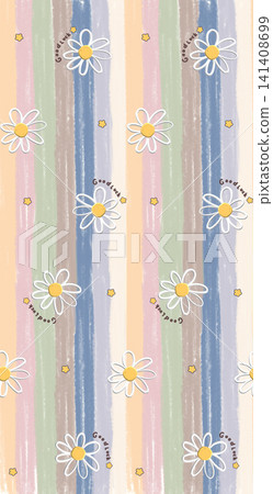 Soft Pastel Watercolor Floral Lace Border and Ornate Square Print Pattern Collection Soft Pastel Watercolor Floral Lace Border and Ornate Square Print Pattern Collection 141408699
