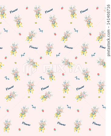 Soft Pastel Watercolor Floral Lace Border and Ornate Square Print Pattern Collection Soft Pastel Watercolor Floral Lace Border and Ornate Square Print Pattern Collection 141408716