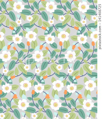 Soft Pastel Watercolor Floral Lace Border and Ornate Square Print Pattern Collection Soft Pastel Watercolor Floral Lace Border and Ornate Square Print Pattern Collection 141408725