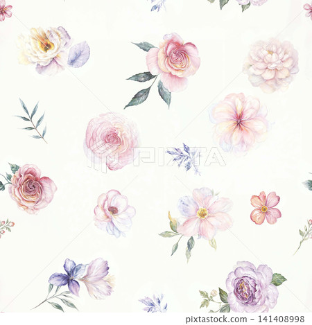 Cute Pastel Cartoon Baby Animal and Simple Striped Seamless Pattern Collection Cute Pastel Cartoon Baby Animal and Simple Striped Seamless Pattern Collection 141408998
