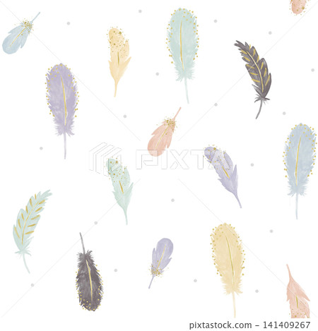 Cute Hand Drawn Cartoon Dog Animal and Festive Scene Seamless Pattern Collection 141409267