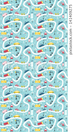 Cute Hand Drawn Cartoon Dog Animal and Festive Scene Seamless Pattern Collection Cute Hand Drawn Cartoon Dog Animal and Festive Scene Seamless Pattern Collection 141409275