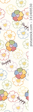 Dreamy Soft Pastel Watercolor Dense Floral Seamless Pattern Collection Dreamy Soft Pastel Watercolor Dense Floral Seamless Pattern Collection 141409530