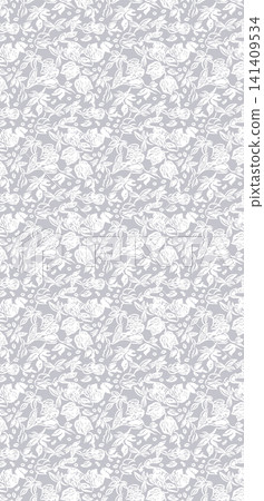 Dreamy Soft Pastel Watercolor Dense Floral Seamless Pattern Collection Dreamy Soft Pastel Watercolor Dense Floral Seamless Pattern Collection 141409534