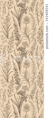 Dreamy Soft Pastel Watercolor Dense Floral Seamless Pattern Collection Dreamy Soft Pastel Watercolor Dense Floral Seamless Pattern Collection 141409541
