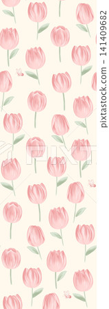 Soft Pastel Watercolor Tulip Rose and Ditsy Wildflower Seamless Pattern Collection Soft Pastel Watercolor Tulip Rose and Ditsy Wildflower Seamless Pattern Collection 141409682