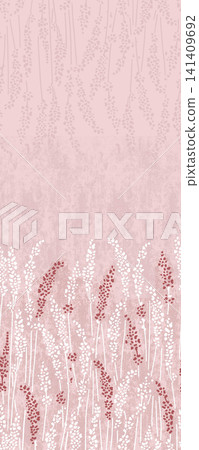 Soft Pastel Watercolor Tulip Rose and Ditsy Wildflower Seamless Pattern Collection 141409692