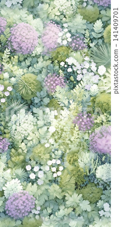 Soft Pastel Watercolor Tulip Rose and Ditsy Wildflower Seamless Pattern Collection Soft Pastel Watercolor Tulip Rose and Ditsy Wildflower Seamless Pattern Collection 141409701