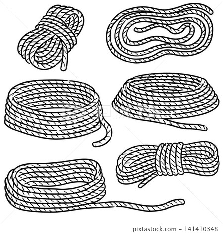vector set of rope vector set of rope 141410348