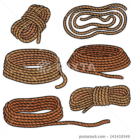 vector set of rope vector set of rope 141410349