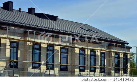New multistory apartment buildings under construction New multistory apartment buildings under construction 141410456