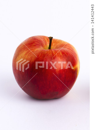 Apples on a white background. A group of apples on an isolated white background. Fruits on a white background. Apples on a white background. A group of apples on an isolated white background. Fruits on a white background. 141412443