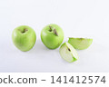 green apples isolated on white background 141412574