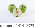 green apples isolated on white background 141412575