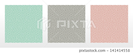 Set of abstract geometric patterns. Seamless vector backgrounds. Colored ornaments Graphic modern patterns Simple lattice graphic design Set of abstract geometric patterns. Seamless vector backgrounds. Colored ornaments Graphic modern patterns Simple lattice graphic design 141414558