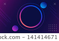 Colorful Gradient Background with Abstract Shapes for Design and Art Use 141414671