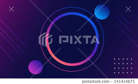 Colorful Gradient Background with Abstract Shapes for Design and Art Use 141414671