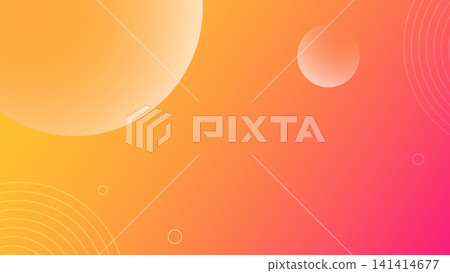 Colorful Gradient Background with Abstract Shapes for Design and Art Use 141414677