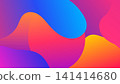Colorful Gradient Background with Abstract Shapes for Design and Art Use 141414680