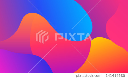 Colorful Gradient Background with Abstract Shapes for Design and Art Use Colorful Gradient Background with Abstract Shapes for Design and Art Use 141414680