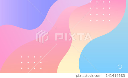 Colorful Gradient Background with Abstract Shapes for Design and Art Use 141414683