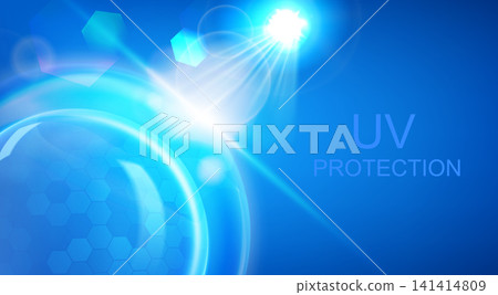 UV shield protection banner with dome barrier UV shield protection banner with dome barrier 141414809
