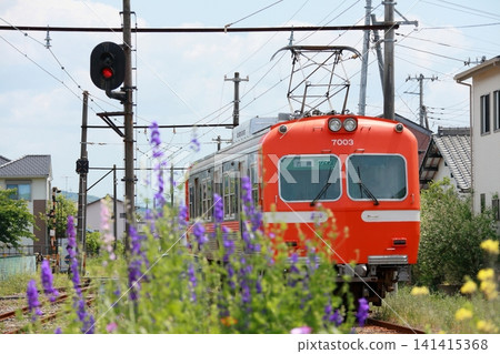 學南鐵道列車進入珠洲站 學南鐵道列車進入珠洲站 141415368
