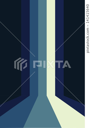 Abstract geometric background with converging lines and cool color palette Abstract geometric background with converging lines and cool color palette 141415640