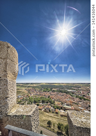 Panoramic View from Penafiel Castle, Spain Panoramic View from Penafiel Castle, Spain 141416044