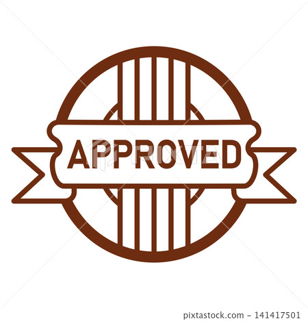 approved rubber stamp vector design template approved rubber stamp vector design template 141417501
