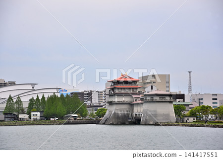 滋賀縣大津市:琵琶湖景色 滋賀縣大津市:琵琶湖景色 141417551
