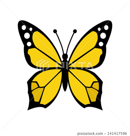 butterfly logo illustration design template butterfly logo illustration design template 141417596