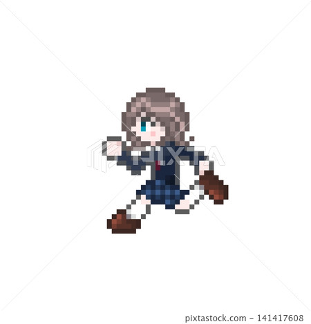 Pixel art school girl: blazer Pixel art school girl: blazer 141417608