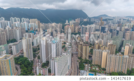 Hong Kong July 19 2026 view of Wong Tai Sin cityscape. Hong Kong July 19 2026 view of Wong Tai Sin cityscape. 141417619