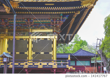 April 25 2026 Ueno Toshogu Shrine Ornate Golden Hall Exterior April 25 2026 Ueno Toshogu Shrine Ornate Golden Hall Exterior 141417767