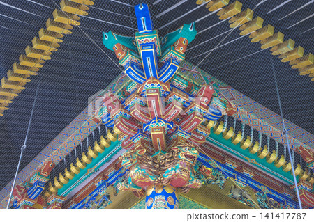 April 25 2026 Ueno Toshogu Shrine Ornate Painted Ceiling Relief April 25 2026 Ueno Toshogu Shrine Ornate Painted Ceiling Relief 141417787