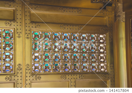 April 25 2026 Ueno Toshogu Shrine Gilded Decorative Lattice Window April 25 2026 Ueno Toshogu Shrine Gilded Decorative Lattice Window 141417804