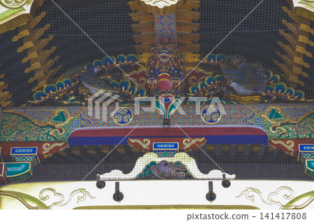 April 25 2026 Ueno Toshogu Shrine Ornate Painted Ceiling Relief April 25 2026 Ueno Toshogu Shrine Ornate Painted Ceiling Relief 141417808