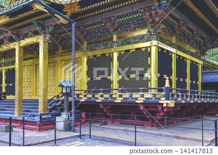 April 25 2026 Ueno Toshogu Shrine Ornate Golden Hall Exterior April 25 2026 Ueno Toshogu Shrine Ornate Golden Hall Exterior 141417813