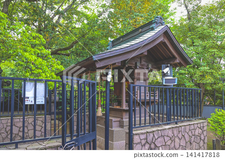 April 25 2026 Ueno Toshogu Shrine Small Wooden Pavilion Exterior April 25 2026 Ueno Toshogu Shrine Small Wooden Pavilion Exterior 141417818