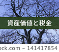 背景文字介紹了資產價值和稅收。 141417854