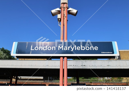 London Marylebone Station sign London Marylebone Station sign 141418137