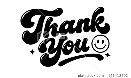 Signature bold thank you lettering Signature bold thank you lettering 141418502