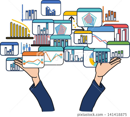 Illustration of business strategy Illustration of business strategy 141418875